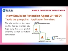 JH 8501 유지 수류 보조 물질은 오프라인 백수 농도를 감소시킵니다.