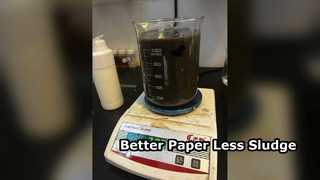 종이 보유 보조제는 슬러지 탈수를 개선합니다.