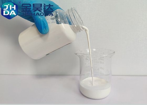 35% 고체 함량과 JHDA 방수 가공 음이온성 왁스 백색 에멀젼