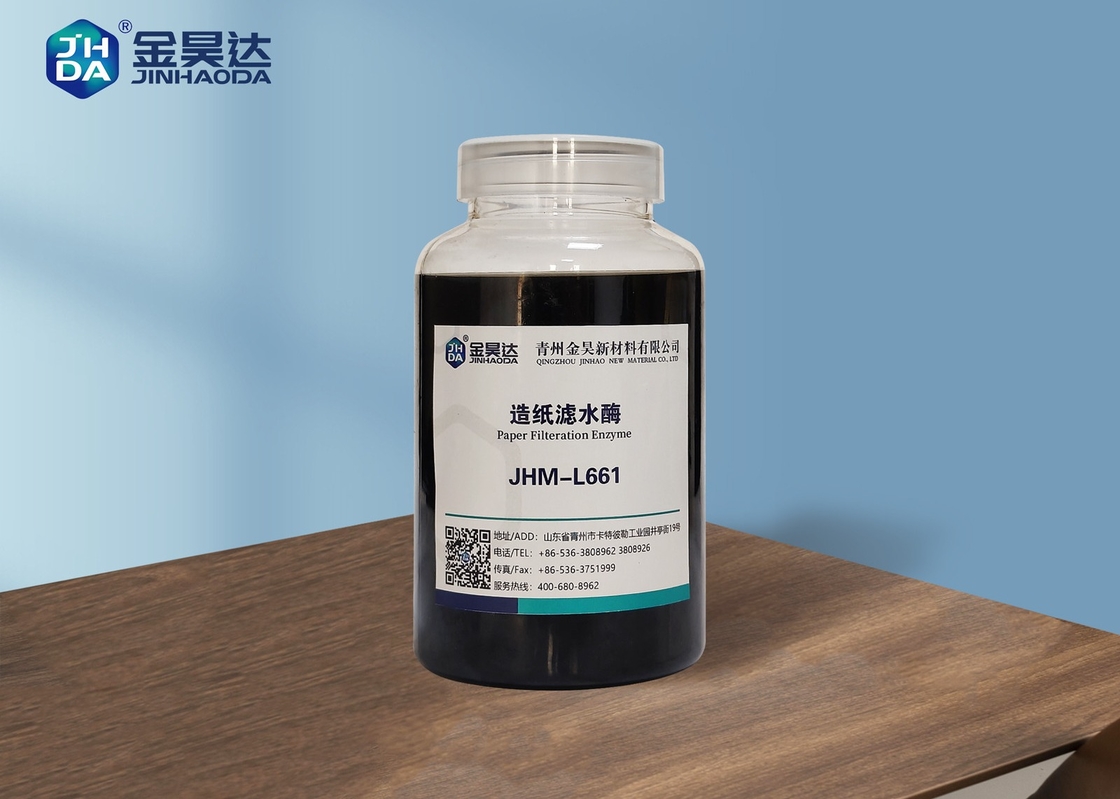 Jhm-L661 종이 급수 여과기 효소는 폐기물 펄프의 물 여과를 개량합니다